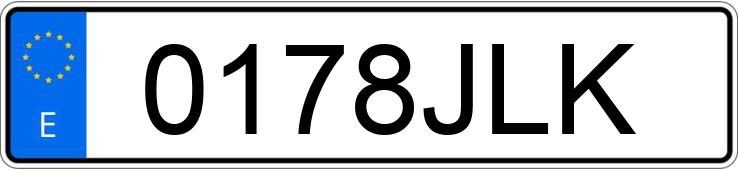 Numer rejestracyjny 0178JLK posiada PEUGEOT 3008