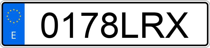 Numer rejestracyjny 0178LRX posiada IVECO DAILY