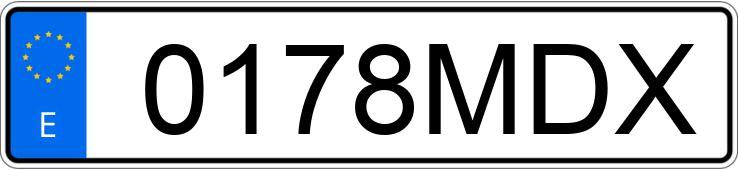 Numer rejestracyjny 0178MDX posiada CITROEN C4