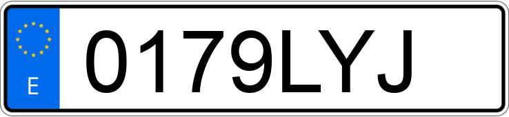 Numer rejestracyjny 0179LYJ posiada RENAULT CLIO Numer rejestracyjny 0179LYJ posiada RENAULT CLIO