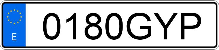 Numer rejestracyjny 0180GYP posiada VOLKSWAGEN SCIROCCO Numer rejestracyjny 0180GYP posiada VOLKSWAGEN SCIROCCO