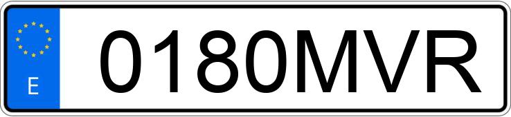 Numer rejestracyjny 0180MVR posiada NISSAN X-TRAIL