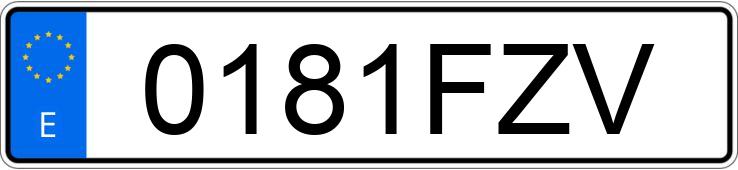 Numer rejestracyjny 0181FZV posiada SEAT IBIZA Numer rejestracyjny 0181FZV posiada SEAT IBIZA