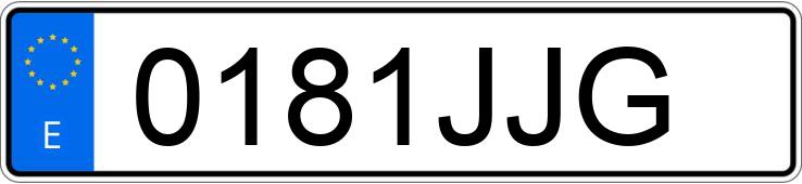 Numer rejestracyjny 0181JJG posiada AUDI A3 SPORTBACK Numer rejestracyjny 0181JJG posiada AUDI A3 SPORTBACK