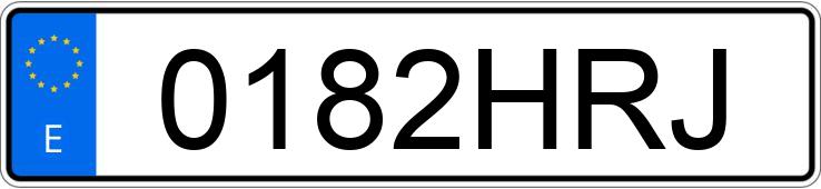 Numer rejestracyjny 0182HRJ posiada RENAULT CLIO