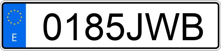 Numer rejestracyjny 0185JWB posiada TOYOTA C-HR