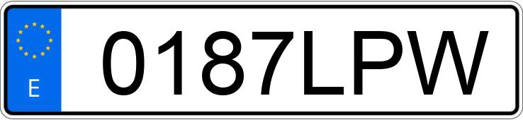 Numer rejestracyjny 0187LPW posiada OPEL CORSA