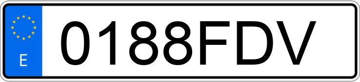 Numer rejestracyjny 0188FDV posiada AUDI A3 Numer rejestracyjny 0188FDV posiada AUDI A3