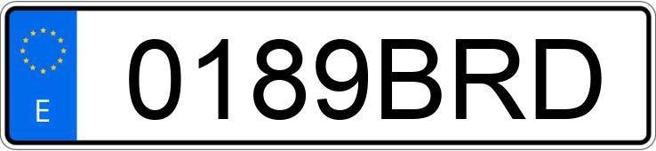 Numer rejestracyjny 0189BRD posiada HYUNDAI ACCENT