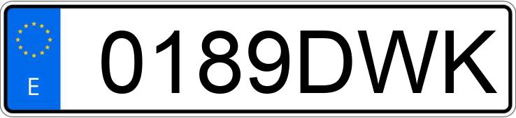 Numer rejestracyjny 0189DWK posiada JINLUN JL 250