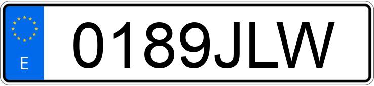 Numer rejestracyjny 0189JLW posiada PORSCHE PANAMERA