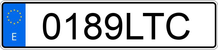 Numer rejestracyjny 0189LTC posiada VOLKSWAGEN PASSAT