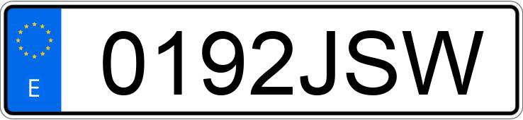 Numer rejestracyjny 0192JSW posiada VOLKSWAGEN CALIFORNIA Numer rejestracyjny 0192JSW posiada VOLKSWAGEN CALIFORNIA