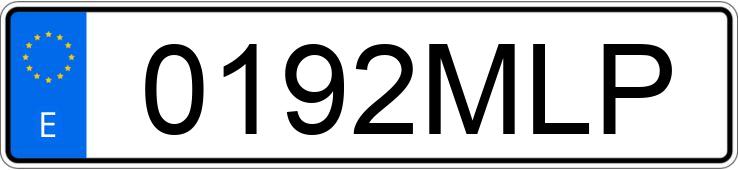 Numer rejestracyjny 0192MLP posiada GME RASCAL