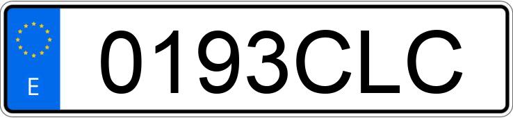 Numer rejestracyjny 0193CLC posiada FORD FIESTA