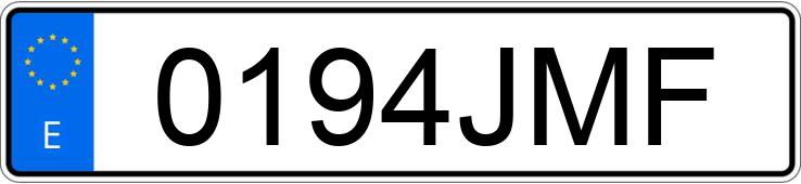 Numer rejestracyjny 0194JMF posiada JEEP GRAND CHEROKEE