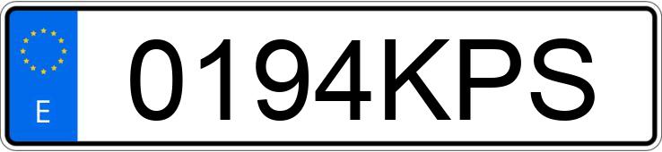 Numer rejestracyjny 0194KPS posiada HYUNDAI KONA