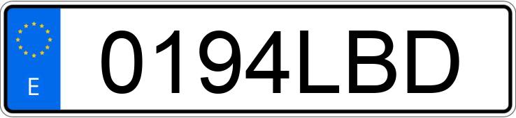 Numer rejestracyjny 0194LBD posiada OPEL MOVANO