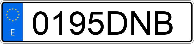 Numer rejestracyjny 0195DNB posiada SMART FORTWO COUPE