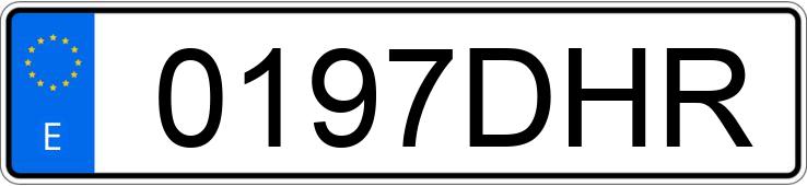 Numer rejestracyjny 0197DHR posiada OPEL MERIVA