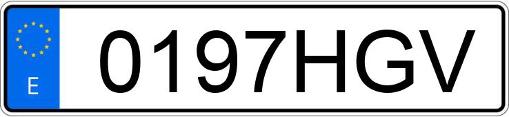 Numer rejestracyjny 0197HGV posiada CITROEN C4