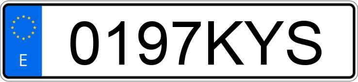 Numer rejestracyjny 0197KYS posiada AUDI A1 SPORTBACK Numer rejestracyjny 0197KYS posiada AUDI A1 SPORTBACK