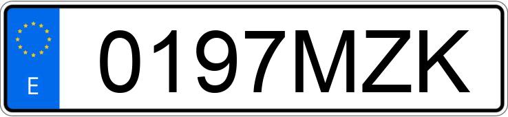 Numer rejestracyjny 0197MZK posiada PEUGEOT 208