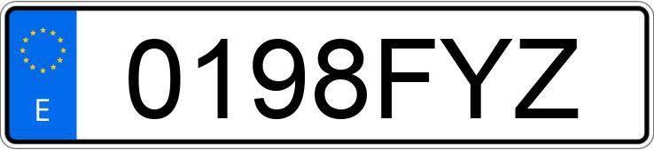 Numer rejestracyjny 0198FYZ posiada FIAT BRAVO Numer rejestracyjny 0198FYZ posiada FIAT BRAVO