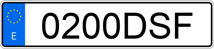 Numer rejestracyjny 0200DSF posiada TOYOTA CELICA