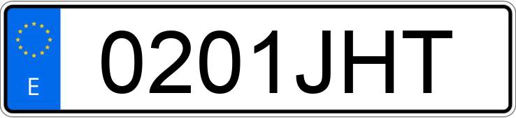 Numer rejestracyjny 0201JHT posiada BMW SERIE 4