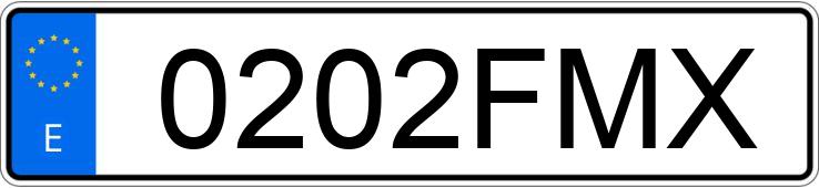 Numer rejestracyjny 0202FMX posiada OPEL ASTRA GTC