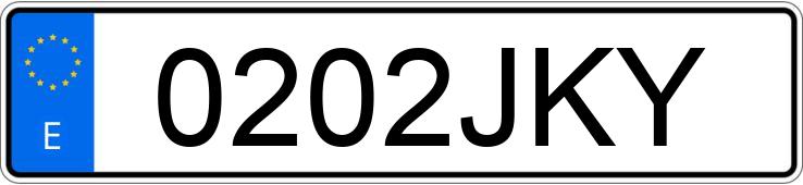 Numer rejestracyjny 0202JKY posiada FORD FOCUS