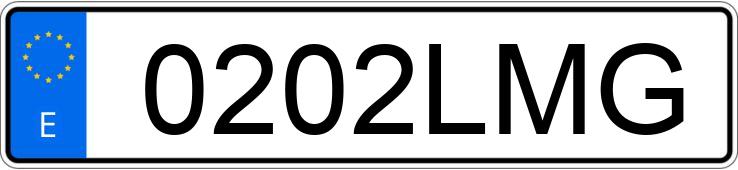 Numer rejestracyjny 0202LMG posiada PORSCHE MACAN