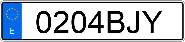 Numer rejestracyjny 0204BJY posiada FIAT MAREA 110 JTD SX Numer rejestracyjny 0204BJY posiada FIAT MAREA 110 JTD SX