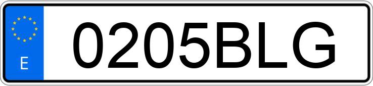 Numer rejestracyjny 0205BLG posiada NISSAN ALMERA