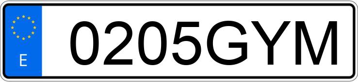 Numer rejestracyjny 0205GYM posiada BMW SERIE 1 Numer rejestracyjny 0205GYM posiada BMW SERIE 1