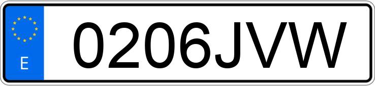 Numer rejestracyjny 0206JVW posiada FERRARI 458