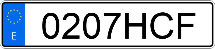 Numer rejestracyjny 0207HCF posiada NISSAN GT-R