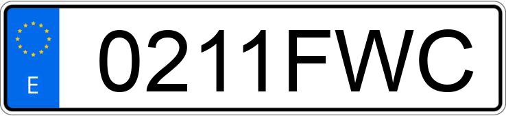 Numer rejestracyjny 0211FWC posiada CHEVROLET-GM AVEO