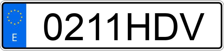 Numer rejestracyjny 0211HDV posiada KYMCO XCITING