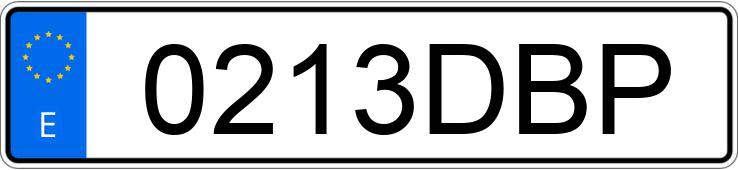 Numer rejestracyjny 0213DBP posiada VOLKSWAGEN TOURAN Numer rejestracyjny 0213DBP posiada VOLKSWAGEN TOURAN