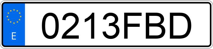 Numer rejestracyjny 0213FBD posiada FORD MONDEO