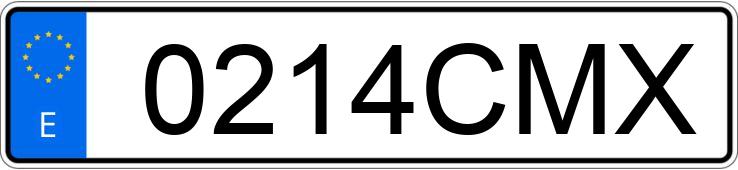 Numer rejestracyjny 0214CMX posiada DAEWOO NUBIRA Numer rejestracyjny 0214CMX posiada DAEWOO NUBIRA