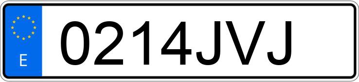 Numer rejestracyjny 0214JVJ posiada RENAULT CLIO