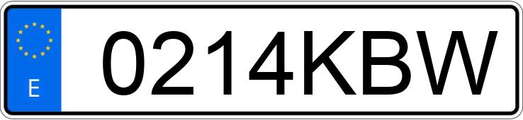 Numer rejestracyjny 0214KBW posiada MITSUBISHI OUTLANDER Numer rejestracyjny 0214KBW posiada MITSUBISHI OUTLANDER