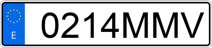 Numer rejestracyjny 0214MMV posiada BMW SERIE 2