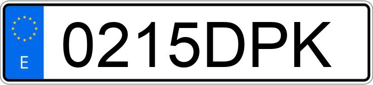 Numer rejestracyjny 0215DPK posiada CITROEN C3