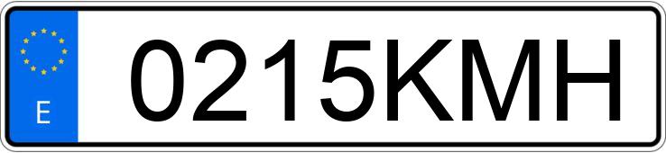 Numer rejestracyjny 0215KMH posiada RENAULT MEGANE