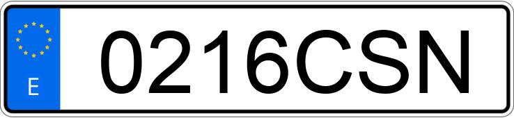Numer rejestracyjny 0216CSN posiada VOLVO S40