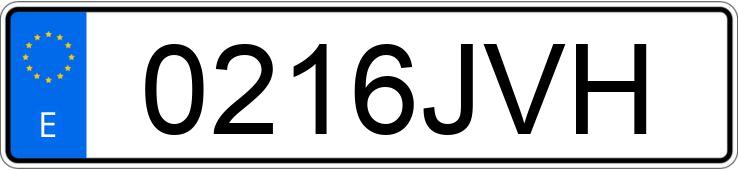 Numer rejestracyjny 0216JVH posiada FIAT TIPO